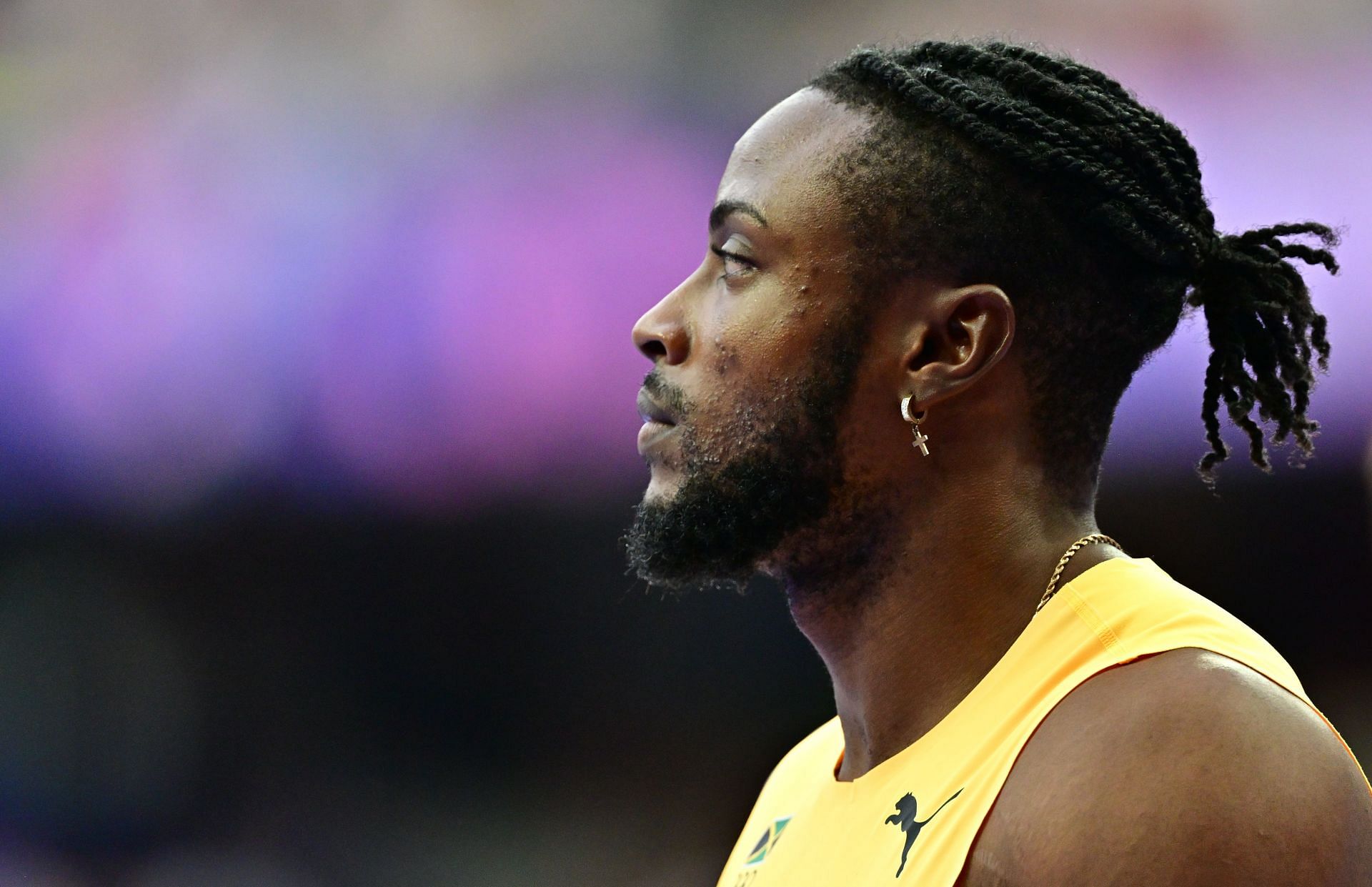 Kishane Thompson at the Athletics - Olympic Games Paris 2024: Day 9 - Source: Getty